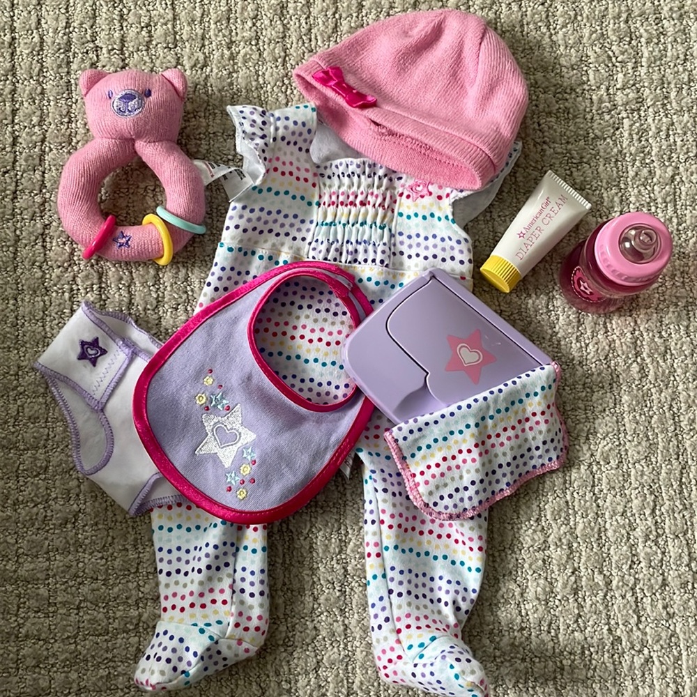 American Girl Bitty Baby accessories set